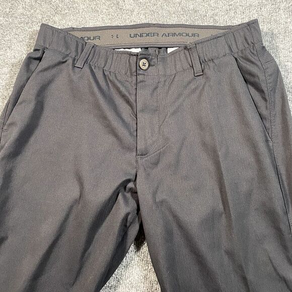 Under Armour The Showdown Pants Mens 34x32 Straight Leg Golf Gear Black - Picture 2 of 12